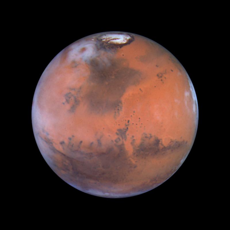 Mars Aufnahme vom Hubble Space Telescope (HST)