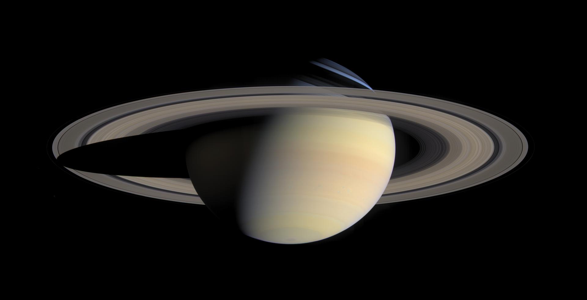 Saturn Mosaic, aufgenommen von Der Raumsonde Cassini NASA/JPL